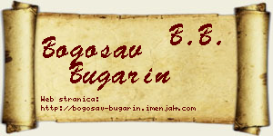 Bogosav Bugarin vizit kartica
